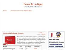 Tablet Screenshot of penisolefrance.net